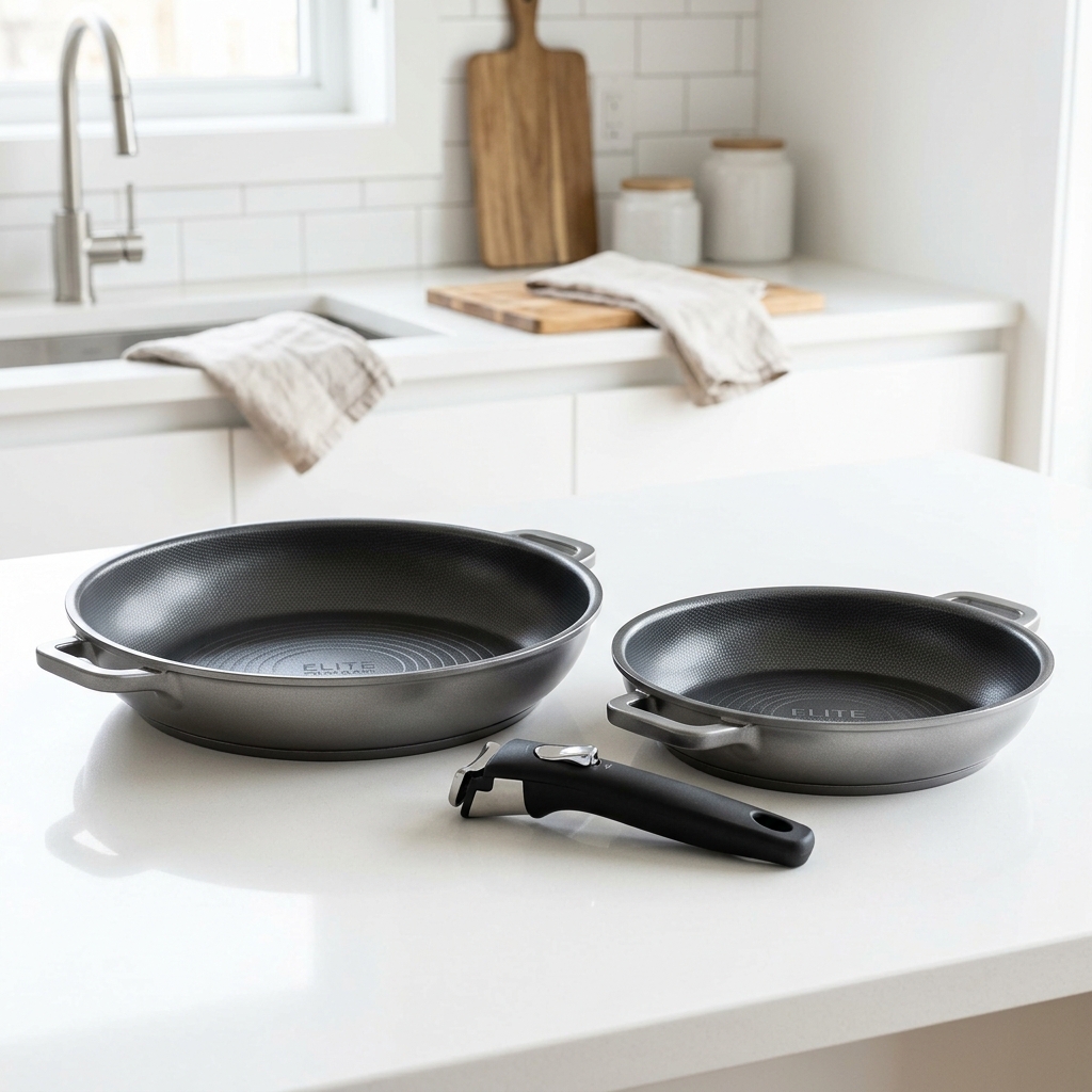 Lot 2 Poêles Cook'Art Gris
