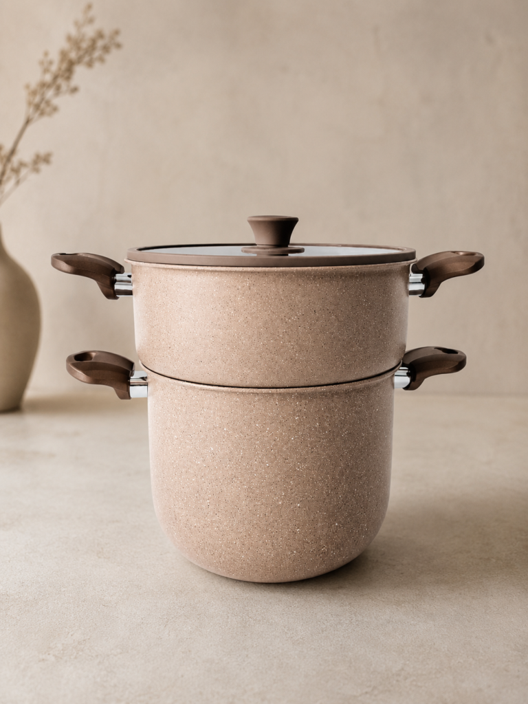 COUSCOUSSIER 6L COOK'ART PRIVILEGE IND BROWN (SEPAR) — Marron