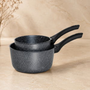 LOT 2 CASSEROLE 16&20 COOK'ART PRIVILEGE IND GRIS