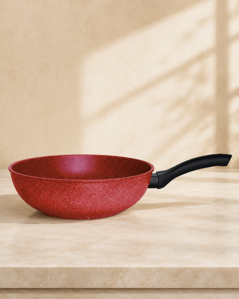 Wok 28 COOK'ART PRIVILEGE IND RED — Rouge