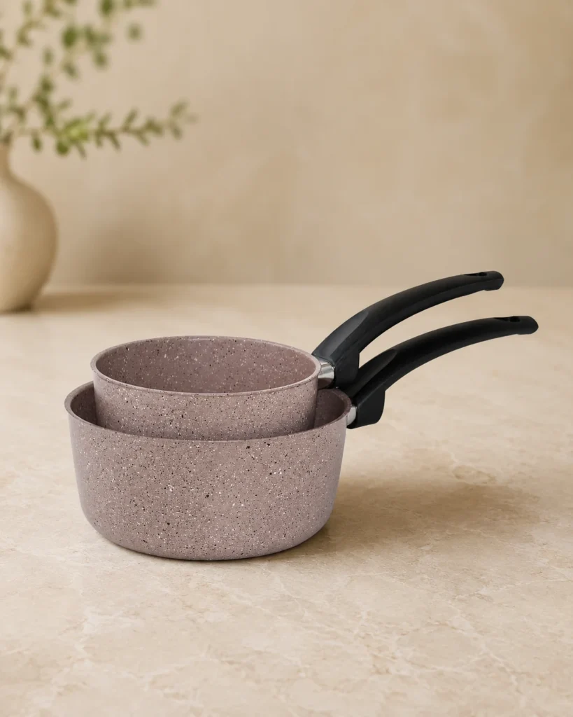 Lot de 2 casseroles induction Cook'Art Privilège 16&18 cm