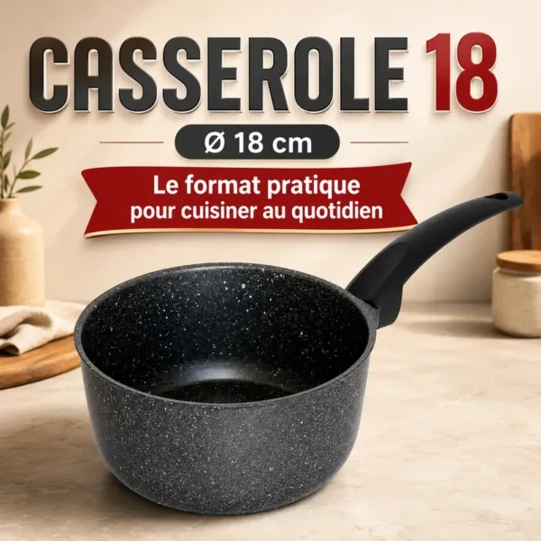 Casserole Induction 18 cm Cook'Art Privilège – Gris
